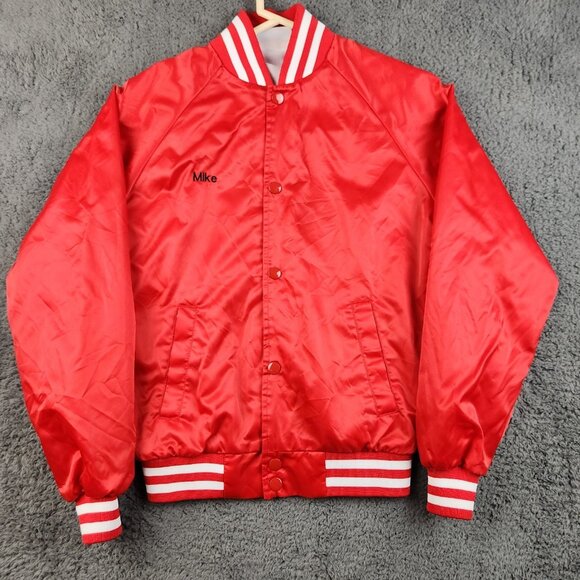 VTG Circus Bomber Jacket Youth Large Hadi Shrine Evansville IN Embroidered Lion - Picture 2 of 12